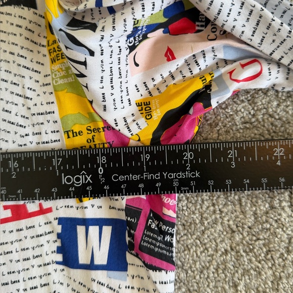 NY&C Madison shirt size S long sleeve Multicolor Graphic Print - Picture 5 of 6